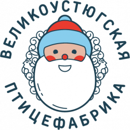 Птицефабрика Великоустюгская, логотип, темная версия